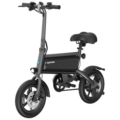 GOTRAX Folding Electric Bike For Adults And Teens, 14 inch, 250W, 15.5 mph, 15 Miles, Black - S2