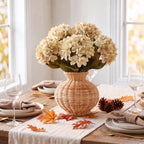 My Texas House Fall Faux Hydrangea Bundle, Cream, 20"