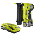 RYOBI 18V ONE+ AirStrike 18-Gauge Brad Nailer with (1) 4.0 Ah LITHIUM+ Battery and 18V Charger