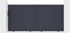 Casanoov Aluminium Folding Driveway Gate 4m x 160cm Grey - KIT-000024