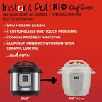 Instant Pot 6QT RIO Chef Series 7-in-1 Multi-Cooker, Black