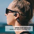 AfterShokz Aeropex Open-Ear Wireless Bone Conduction Headphones With Sport Belt, Cosmic Black - 2.3