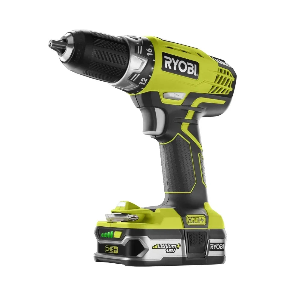 RYOBI 18V ONE+ LITHIUM+ Compact Drill/Driver Kit