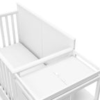 Graco Hadley 5-in-1 Convertible Crib And Changer With Drawer, White - 04586-701