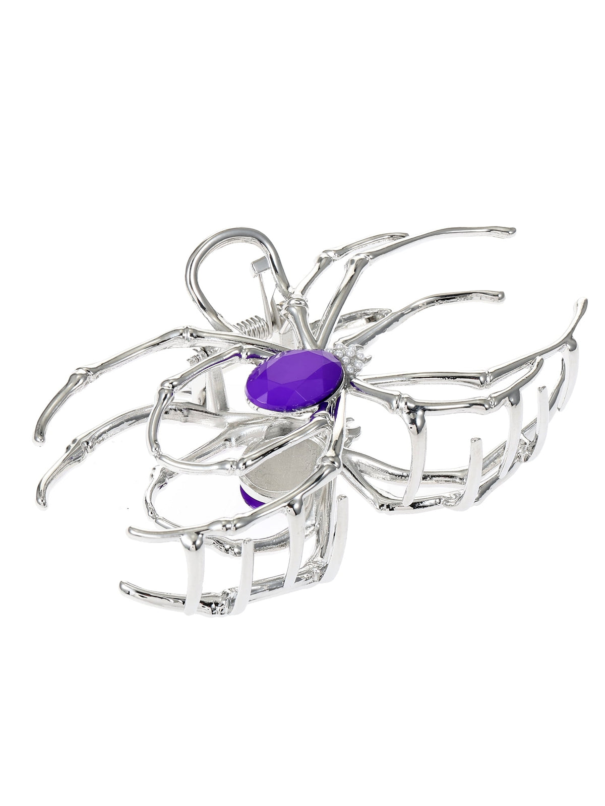 Way to Celebrate Halloween Women's Metal Spider Claw Clip, Multicolor, 1 Piece