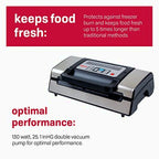 Nesco Deluxe Food Vacuum Sealer, 130 Watts With Bags And Viewing Lid - VS-12