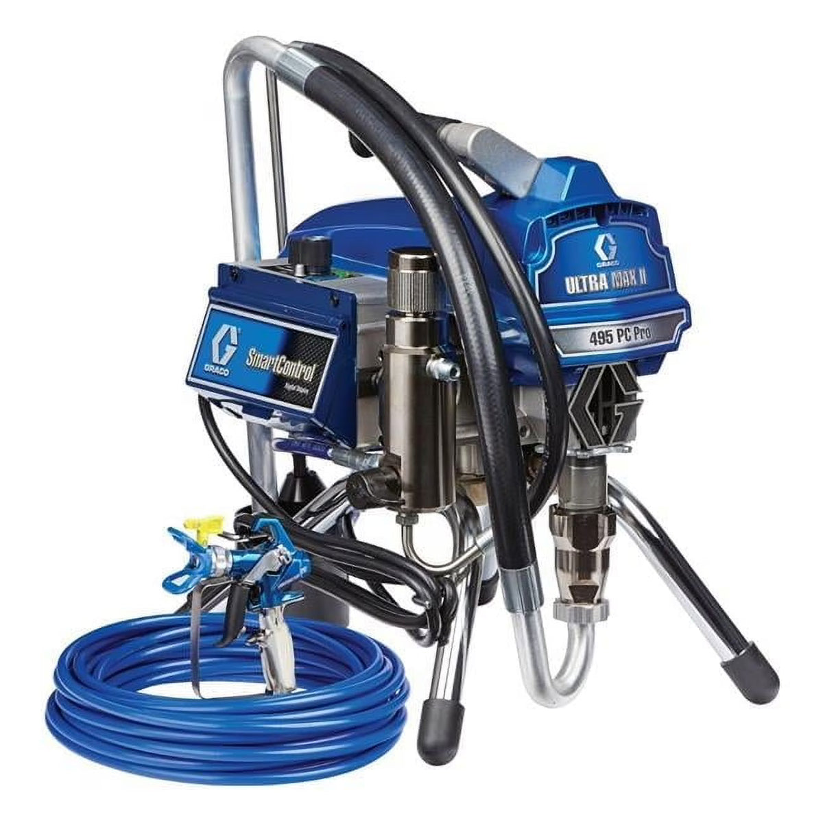 Graco Ultra Max II 495 PC Pro Electric Airless Paint Sprayer, Lo-Boy, Blue - 17E856