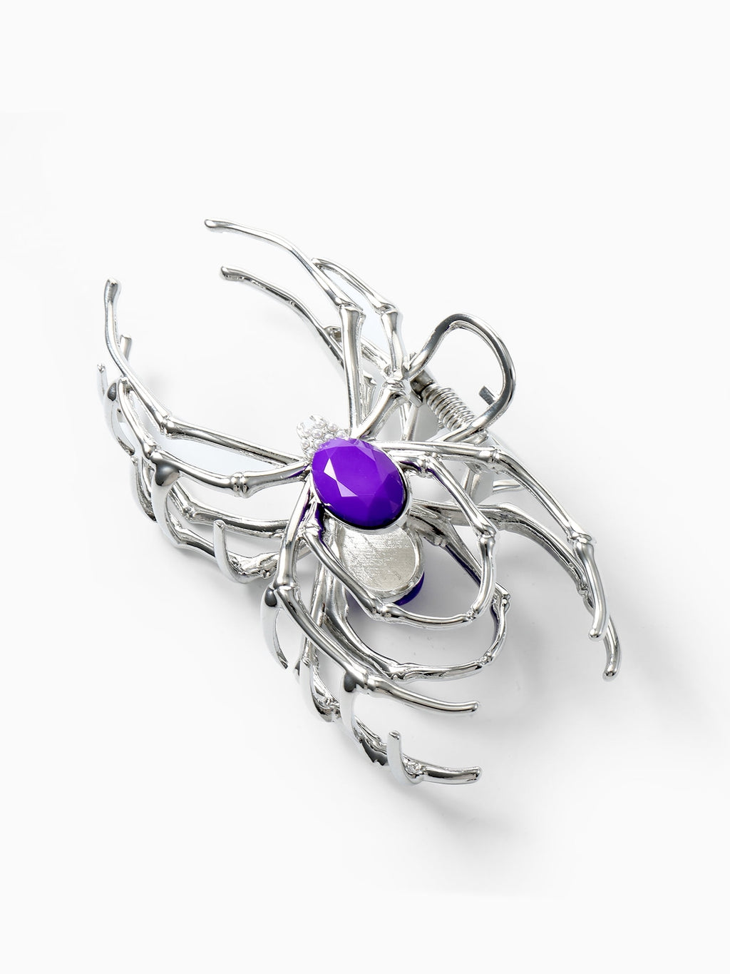 Way to Celebrate Halloween Women's Metal Spider Claw Clip, Multicolor, 1 Piece