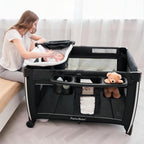 Pamo Babe 4-in-1 Portable Baby Crib Deluxe Nursery Center