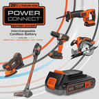 BLACK+DECKER 20V MAX Cordless 10-Inch Trimmer/Edger Kit With AFS And Adjustable Height - LST200