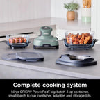 Ninja Crispi 4-in-1 Portable Glass Air Fryer Cooking System, 1500W, 4 QT And 6-Cup Containers