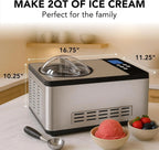 Whynter Rolled Ice Cream Maker With Compressor, 0.5-Quart Stainless Steel - ICR-300SS