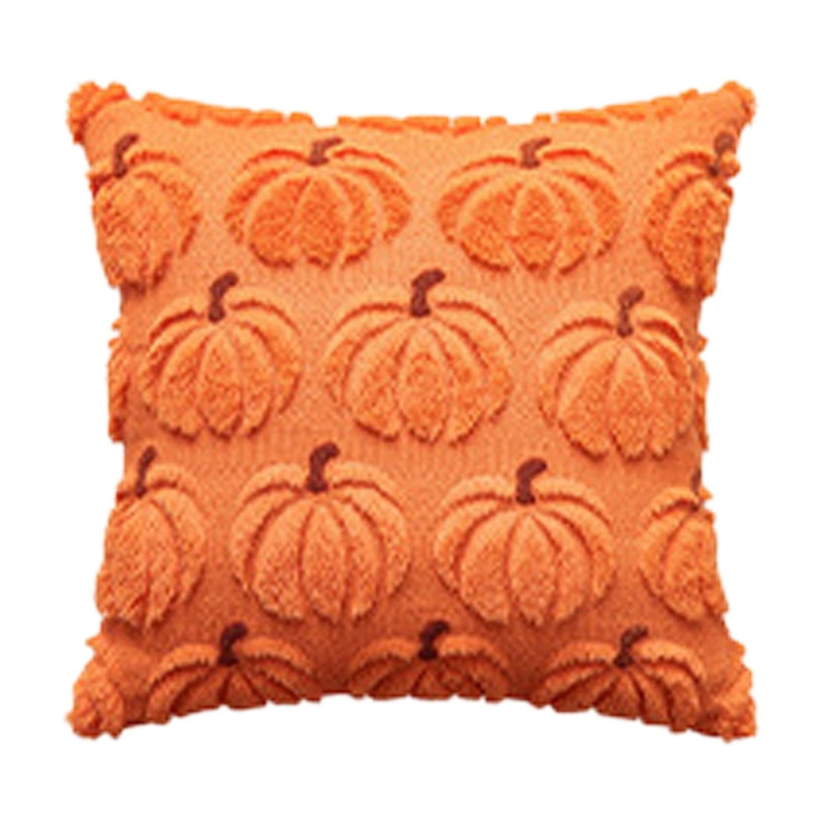 hociret Plush 3D Pumpkin Throw Pillows Covers - Fall/Halloween/Thanksgiving Decor, Cozy Textured Cushions for Couch/Bed, Multiple Autumn Colors