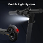 Jasion Electric Kick Scooter, 500W Peak, Up To 15.5 MPH, 19 Miles, Grey - JS2