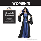 Midnight Sorceress Halloween Costume for Adults, by Way to Celebrate