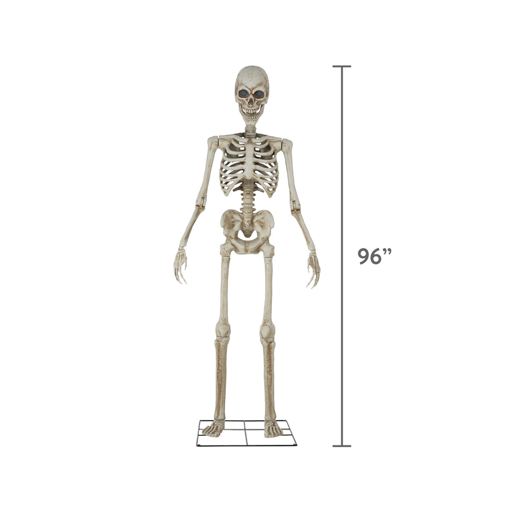 Way To Celebrate 8-Foot Animated Skeleton Plastic Outdoor Halloween Decor