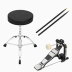 Ktaxon 5-Piece Adult Drum Set, 22 Inch Full-Size Drums Kit