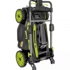 RYOBI 40V 20 in Self-Propelled Mower/Trimmer/Blower Kit, 2 Batteries, 2 Chargers - RY401120-Y/Ry40270/RY40407BTLVNM