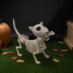 Faux Skeleton Dog Decoration, 9", Halloween by Way To Celebrate