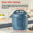 Instant Pot 6QT RIO Chef Series 7-in-1 Multi-Cooker, Black
