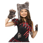 Wild Wolfie Girl Kids Costume Large 12 - 14 Multicolor