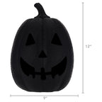 My Texas House Halloween Jack-o'-Lantern Tabletop Decoration, Black, 13"