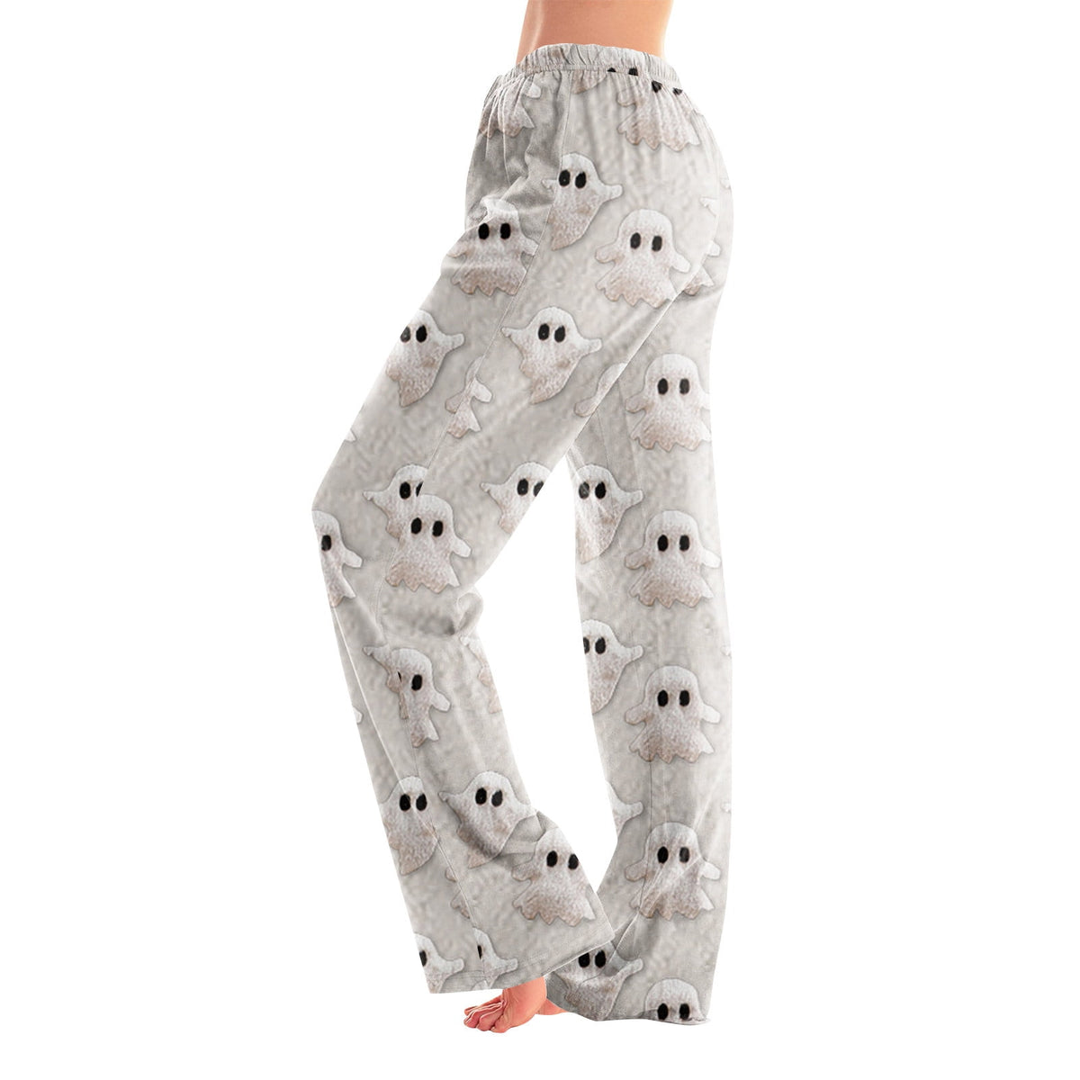 Hearthz Halloween Flannel Pajama Pants Women Plush Fuzzy Pajama Pants for Women Plaid Warm Cozy Pj Bottoms Lounge Pants Flannel Pants for Women