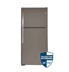 GE Top Freezer Refrigerator 21.9 Cu. Ft. Slate - GTS22KMNRES