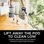 Upright Vacuum Navigator Lift-Away Deluxe With Large Dust Cup Capacity, HEPA Filter, Blue - NV360