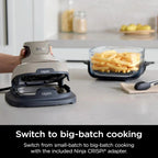 Ninja Crispi 4-in-1 Portable Glass Air Fryer Cooking System, 1500W, 4 QT And 6-Cup Containers