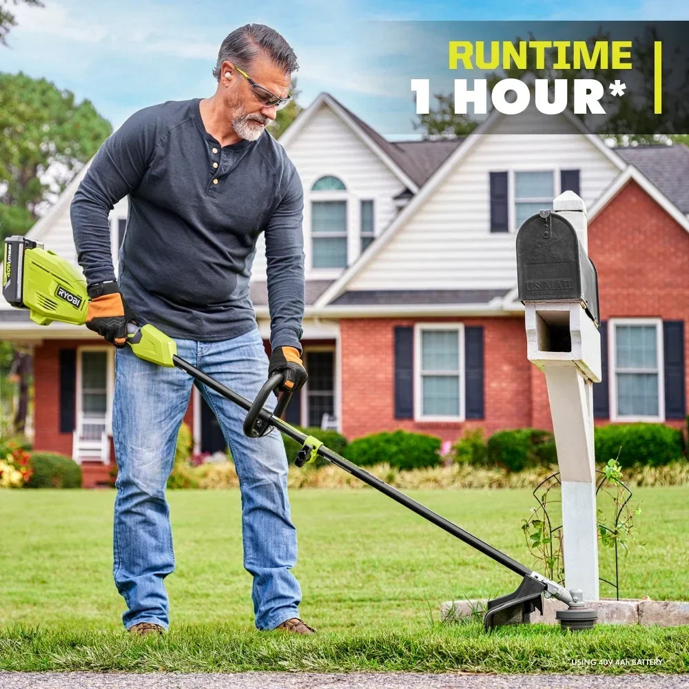 RYOBI 40V 15" Attachment Capable String Trimmer Kit