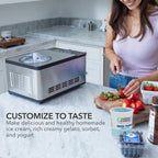 Whynter Rolled Ice Cream Maker With Compressor, 0.5-Quart Stainless Steel - ICR-300SS