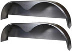 Steel Tandem-Axle Trailer Fender 72 x 10-3/4 in, 2-Pack - Welded Back Plate Design