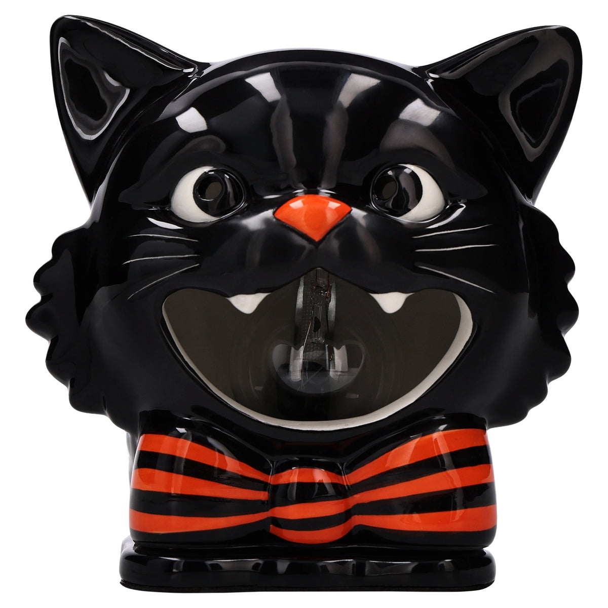 Ceramic Black Cat Electric Wax Warmer, Black, Halloween by Way To Celebrate