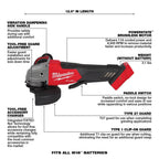 Milwaukee M18 FUEL 18V Brushless Cordless 7-Tool Combo Kit With Two 5.0 Ah Batteries