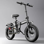 Tomofree Folding Electric Bike For Adults, 1200W, 48V 20Ah, 16 x 3in Tire, 330lbs, Black - T1