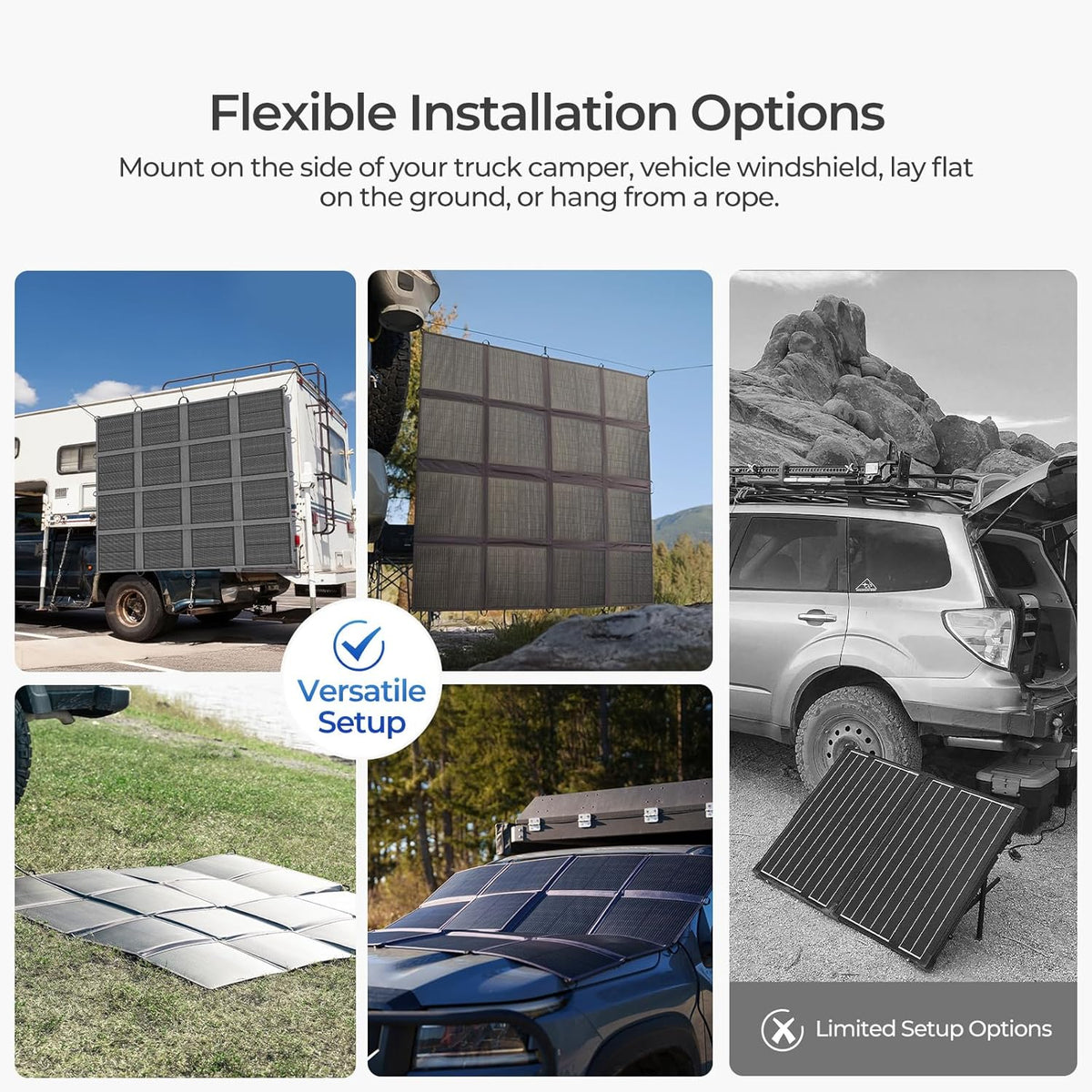 Renogy Portable Solar Panel Blanket, 400W, 25% N-Type, 16-Fold