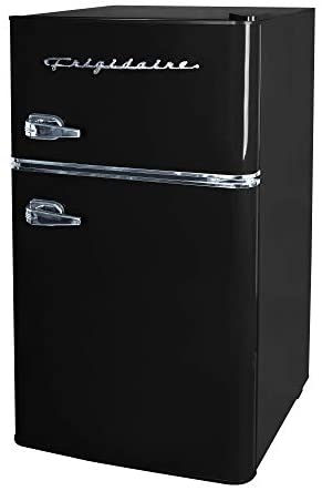 Frigidaire 3.2 Cu Ft Red 2-Door Retro Bar Fridge With Side Bottle Opener - EFR840-RED