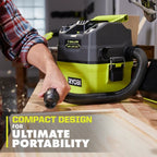 RYOBI 18V ONE+ 1 Gallon Wet/Dry Vacuum