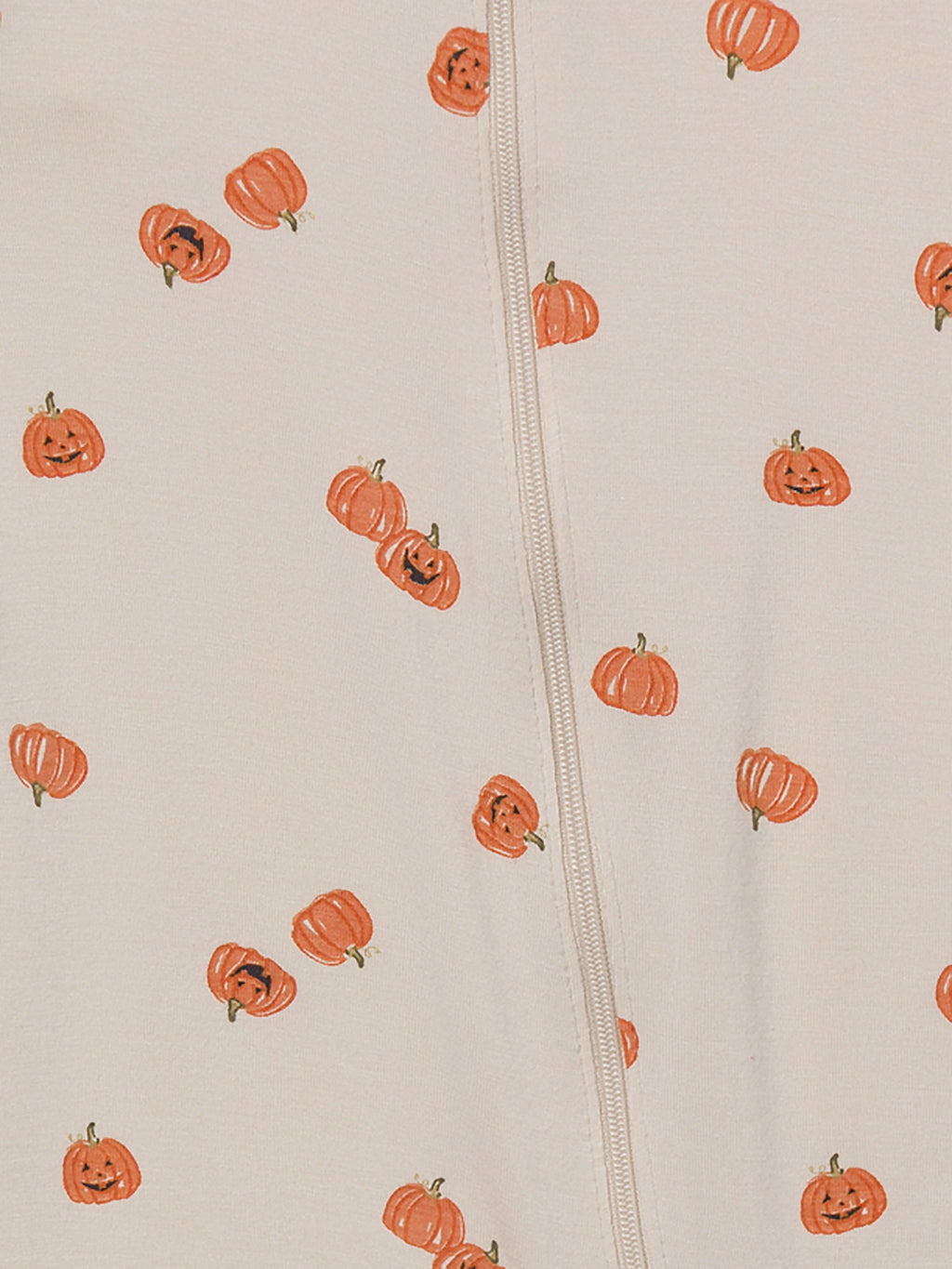 Modern Moments by Gerber Neutral Two-Way Zip Halloween Viscose Sleep ´N Play Footed Pajama, Sizes Newborn - 6/9 Months