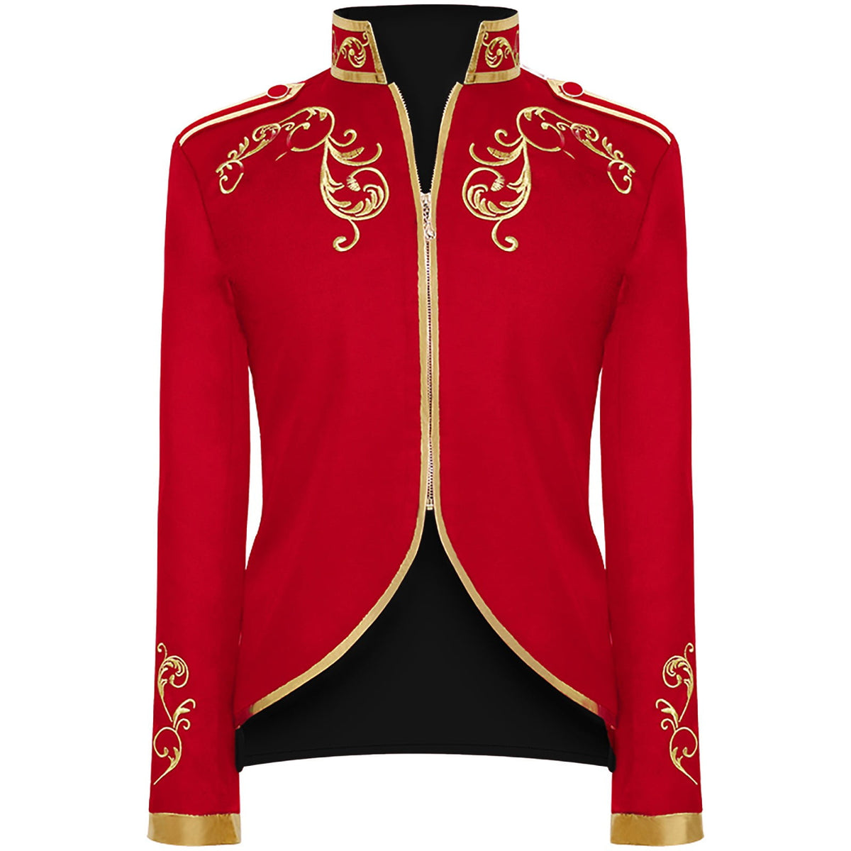 Men LYXSSBYX Mens Jackets Fall Fashion Halloween Men's Costume Men's Mid Length Retro Tuxedo Costume