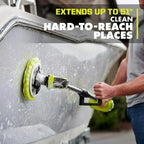 RYOBI 18V ONE+ VORTEX Telescoping Power Scrubber
