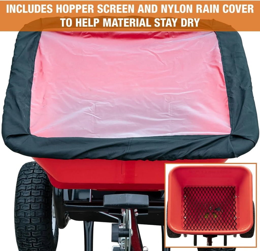 Buyers Products Company Walk-Behind Push Spreader, 100 Pound Capacity - 3039632R