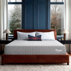 Bare Home Queen Medium Firm 11 in Visco-Elastic Memory Foam Mattress - Grey