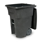 Toter 96 Gallon Trash Can With Smooth Wheels And Lid