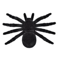 Flocked Spider Decoration, Black, 7", Halloween by Way To Celebrate