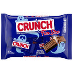 CRUNCH Fun Size Candy Bars, Chocolate Halloween Candy Bulk, 10 oz Bag