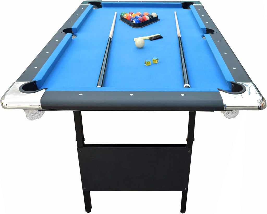 Hathaway Fairmont Portable Pool Table 6 Ft, 76 x 43.25 x 32 in - BG2574
