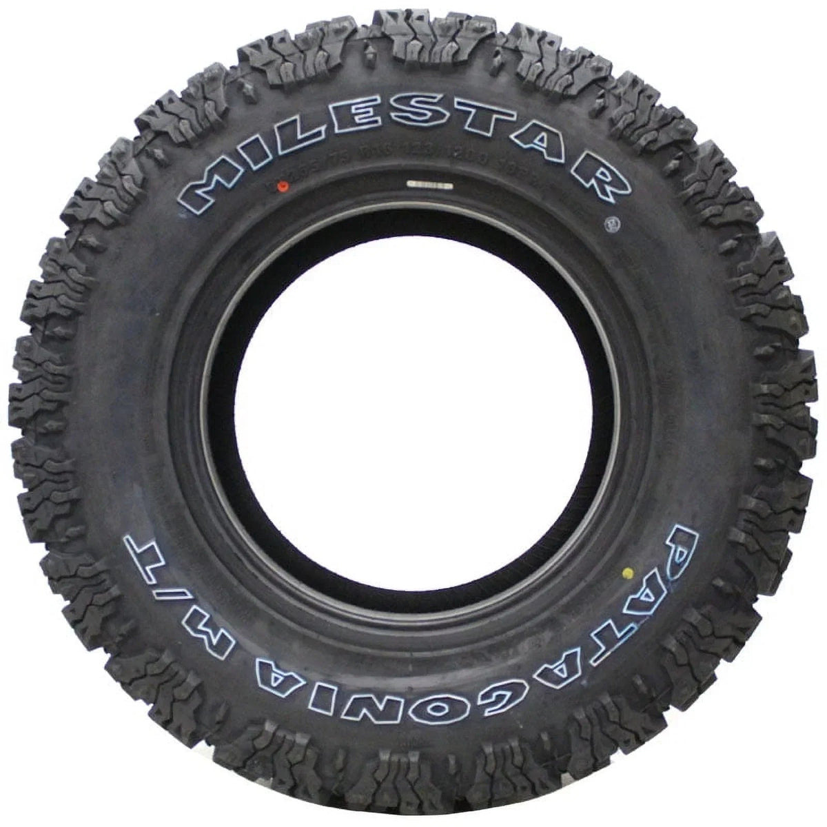 Milestar Light Truck Mud Terrain Tire LT33X12.50R18 122Q Load Range F - Patagonia M/T