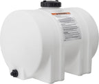 550-Gallon Horizontal Polyethylene Water Tank With Legs - 5-1/2 in Fill Cap, 2 in NPT Outlet